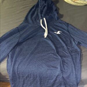 Hollister Deep Blue Pullover Hoodie